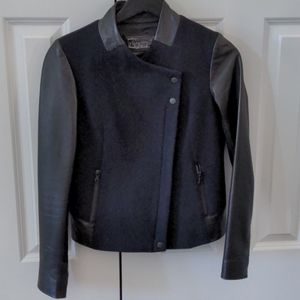 Danier leather bomber jacket